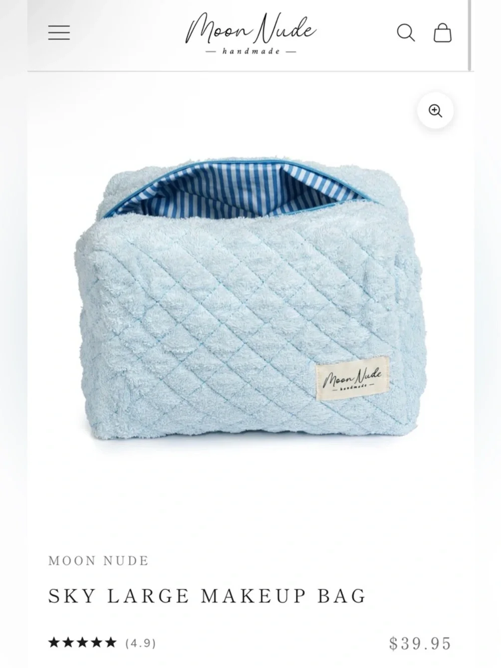 Moon Nude Sky large and mini makeup bags - Picture 2 of 3